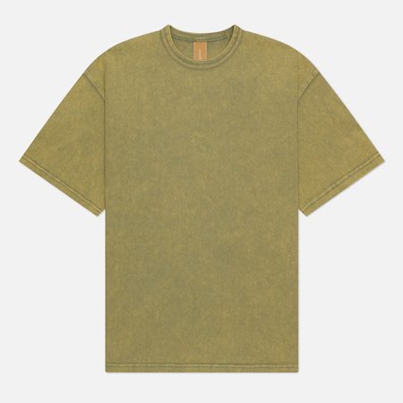 Мужская футболка FrizmWORKS OG Vintage Dyeing Half, цвет жёлтый