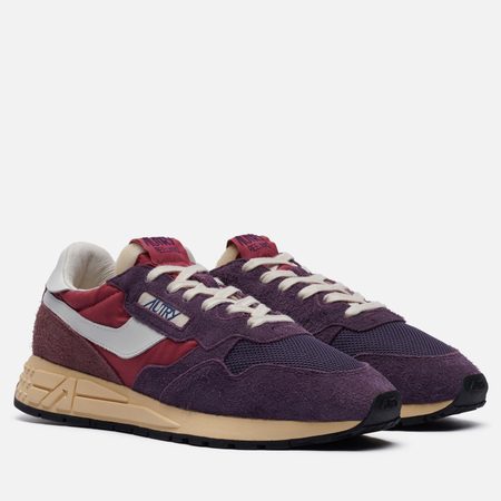 Мужские кроссовки Autry Reelwind Low Suede Net/Tricolor, цвет фиолетовый
