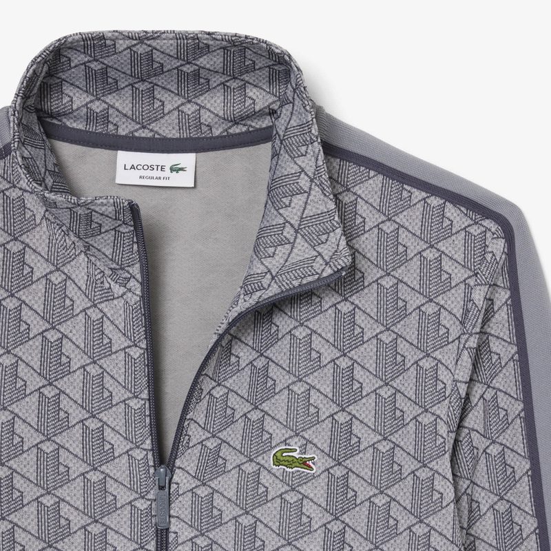 Мужская жаккардовая толстовка Lacoste PARIS с монограммой 5