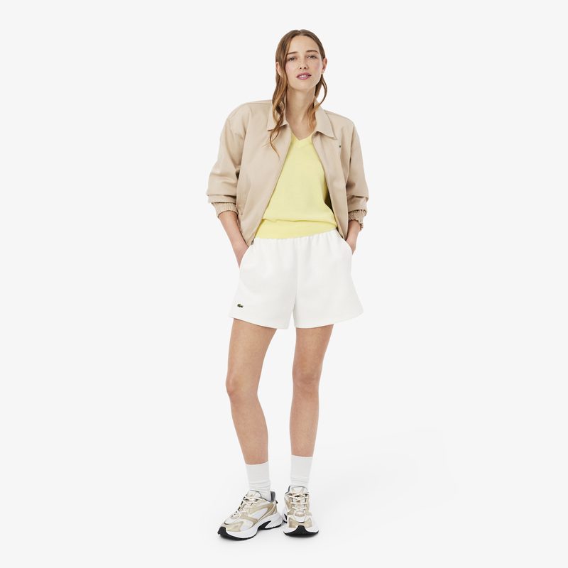 Женские хлопковые шорты Lacoste из пике