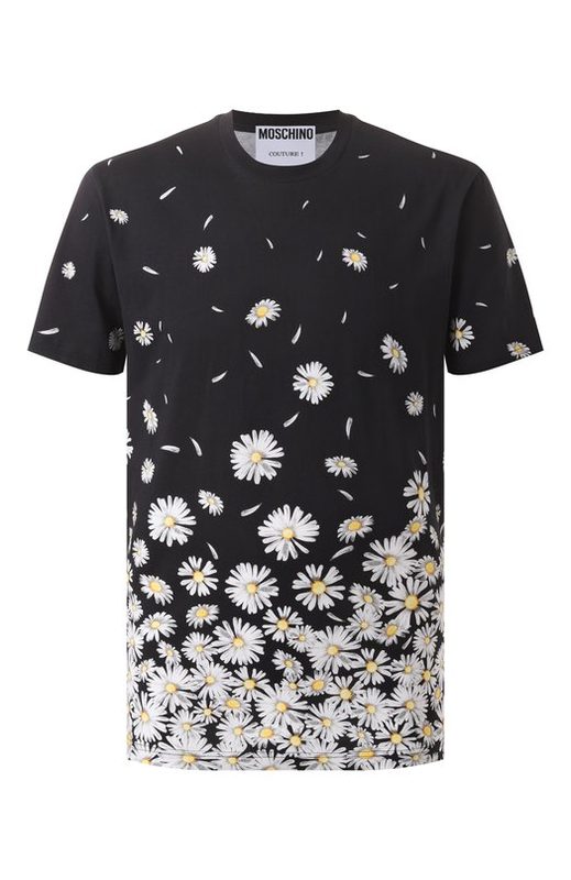 Хлопковая футболка Moschino