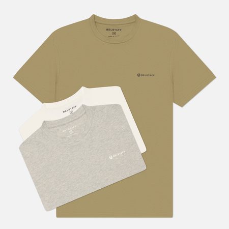 Комплект мужских футболок Belstaff 3-Pack, цвет комбинированный