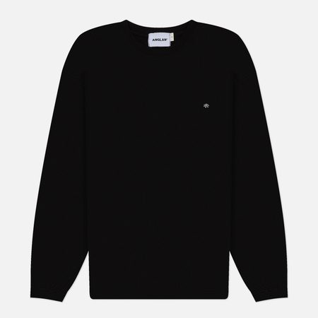 Мужской лонгслив Anglan Layered Essential Logo, цвет чёрный