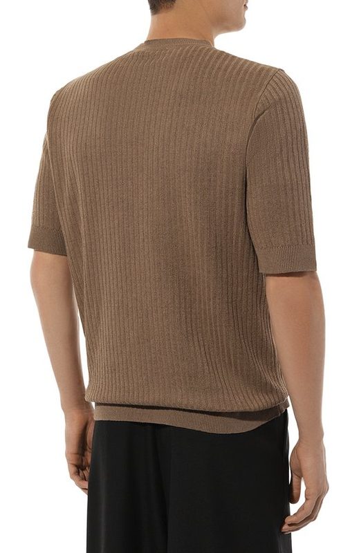 Джемпер изо льна и хлопка Lardini 4