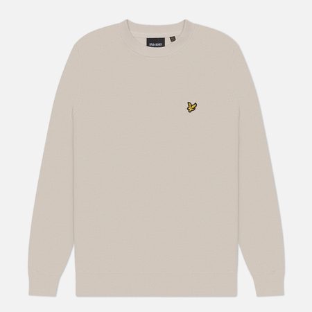 Мужской свитер Lyle & Scott Cotton Crew Neck, цвет бежевый