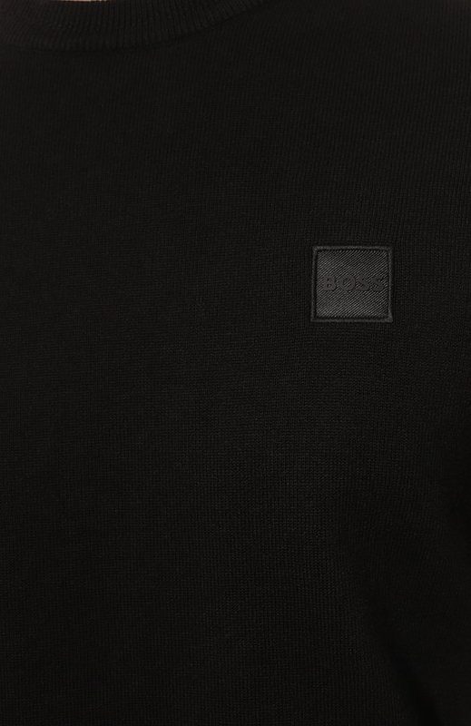 Хлопковый джемпер BOSS Orange 5