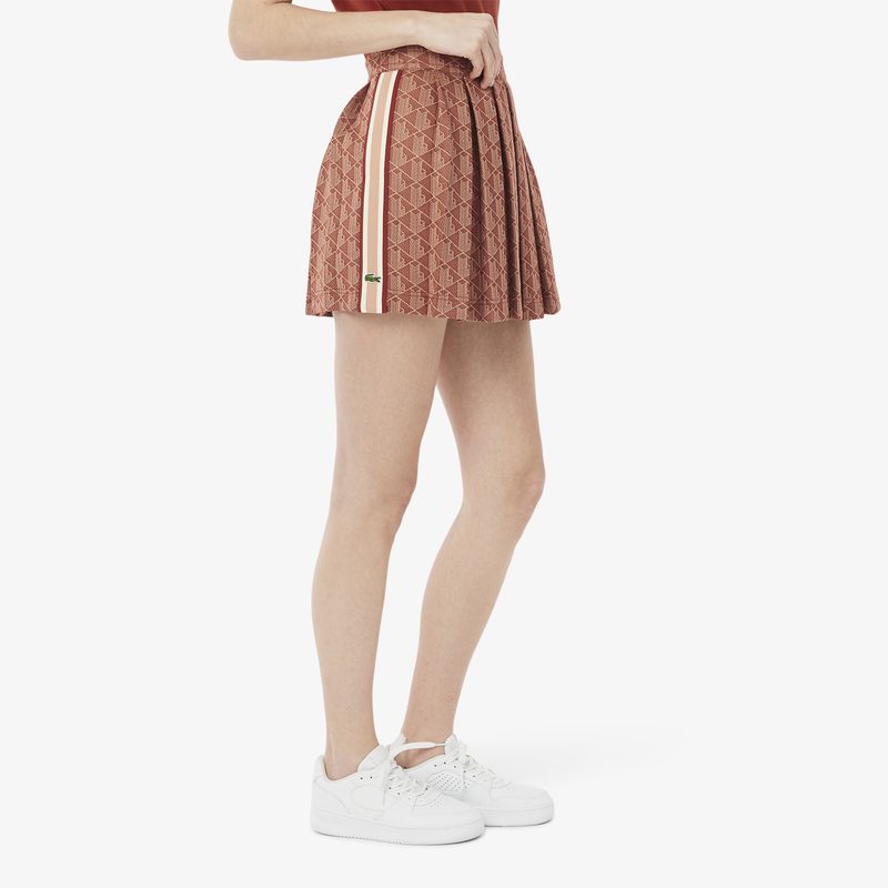 Женская юбка Lacoste из смеси хлопка 4