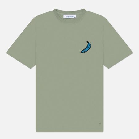 Мужская футболка Etudes Studio Regular Patch, цвет зелёный