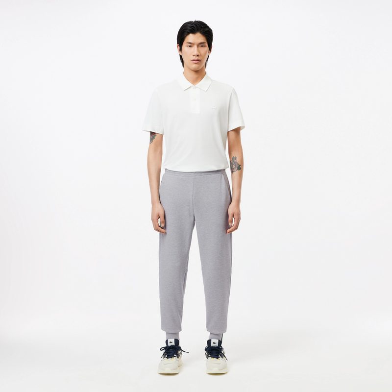 Мужские брюки Lacoste для спорта из меланжевой смеси хлопка