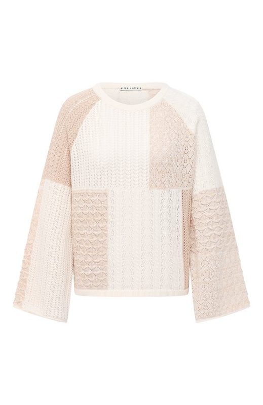 Пуловер из шерсти и хлопка Alice + Olivia