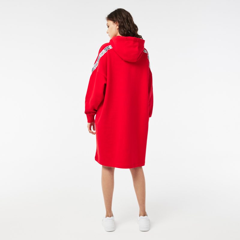 Хлопковое платье Lacoste свободного кроя 2