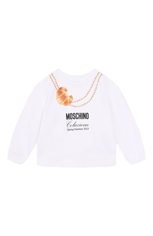 Хлопковый свитшот Moschino