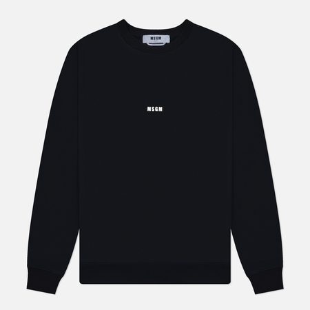 Мужская толстовка MSGM MSGM Micrologo Print, цвет чёрный