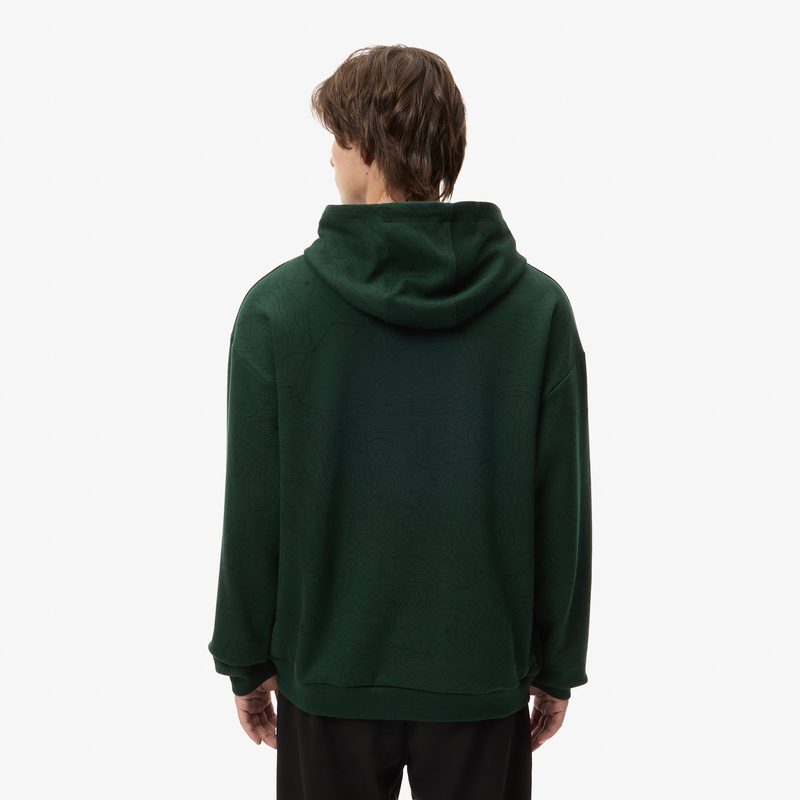 Мужской хлопковый свитшот Lacoste оверсайз 2