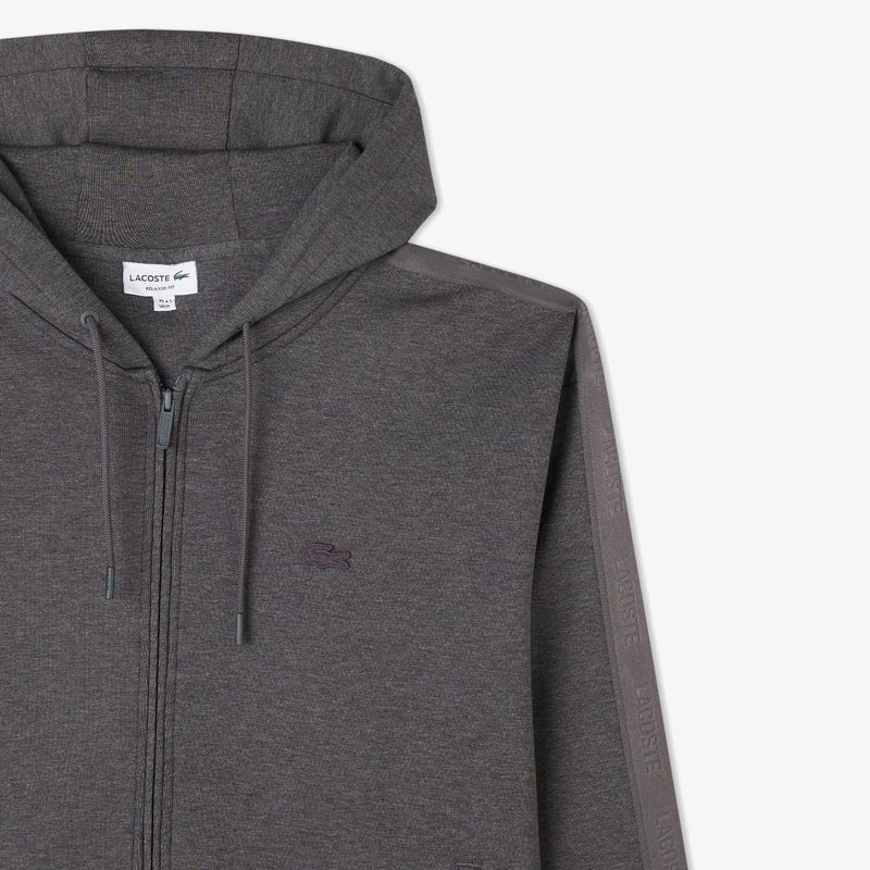 Мужской хлопковый свитшот Lacoste свободного кроя 5