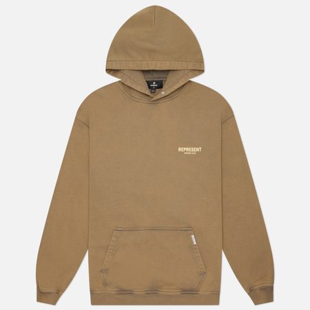 Мужская толстовка REPRESENT Represent Owners Club Oversized Fit Hoodie, цвет бежевый