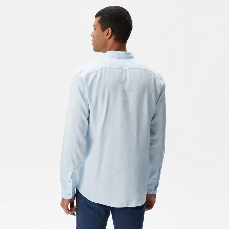 Мужская рубашка Lacoste из смеси льна 2