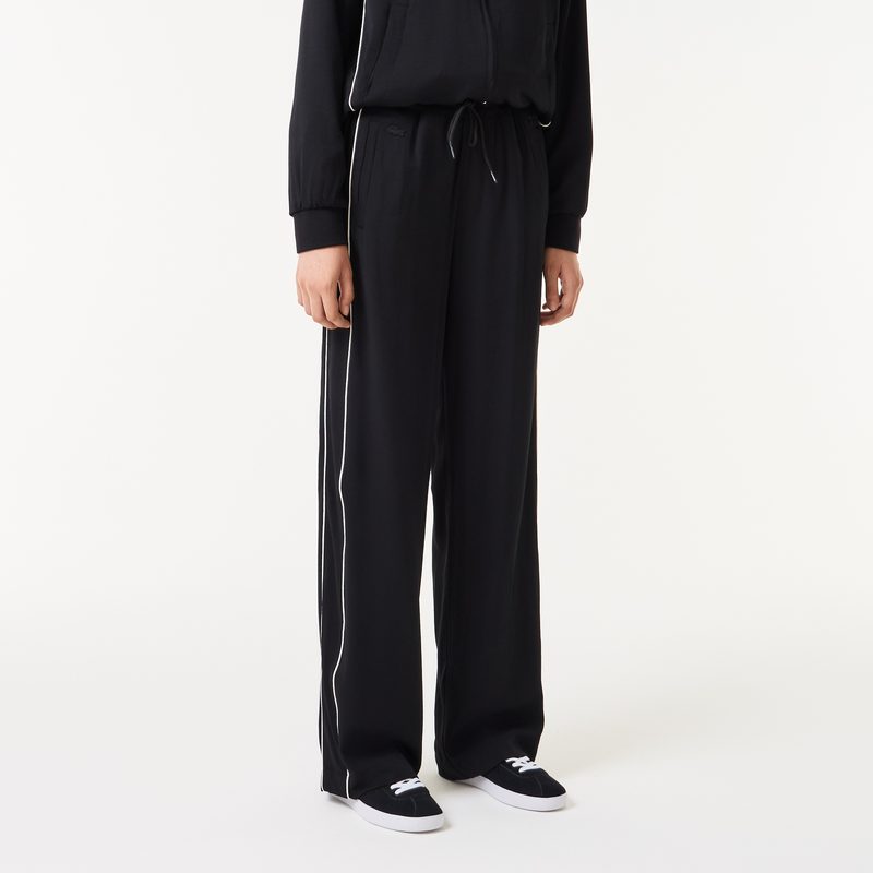 Женские спортивные брюки Lacoste широкого кроя 4