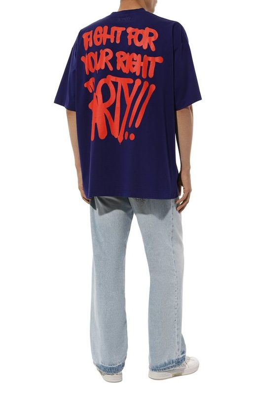 Хлопковая футболка VETEMENTS 5
