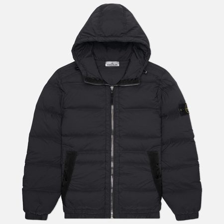 Мужской пуховик Stone Island Seamless Tunnel Nylon Down-TC, цвет чёрный
