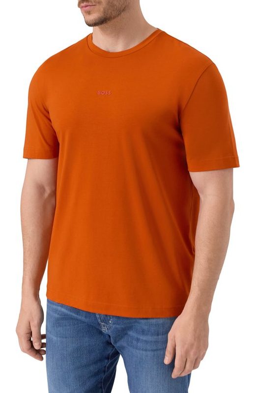 Хлопковая футболка BOSS Orange 3