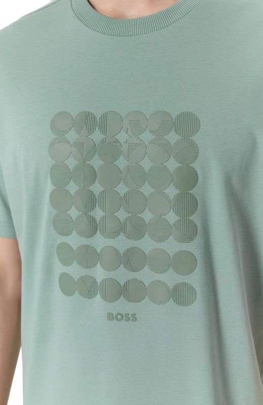 Хлопковая футболка BOSS Green 5