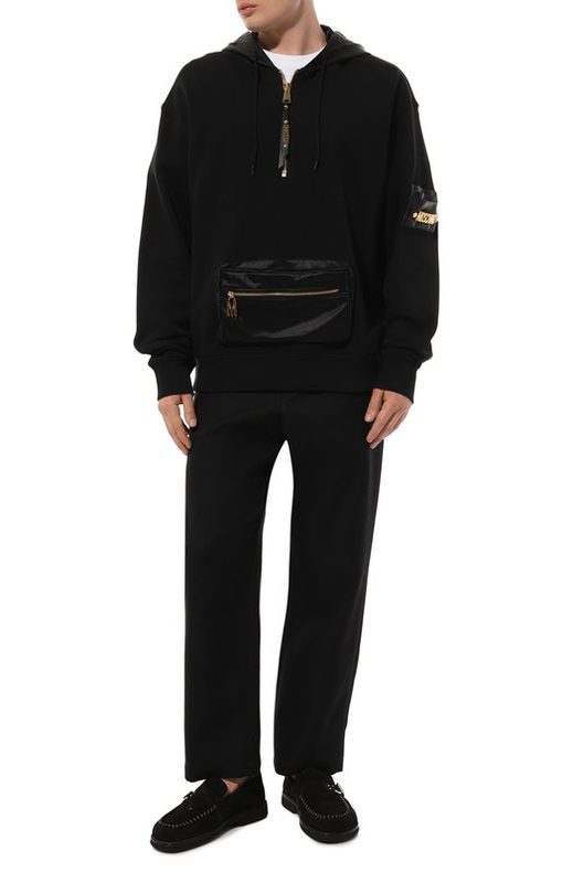 Хлопковое худи Moschino 2