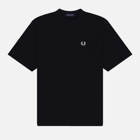 Мужская футболка Fred Perry Pocket Detail, цвет чёрный