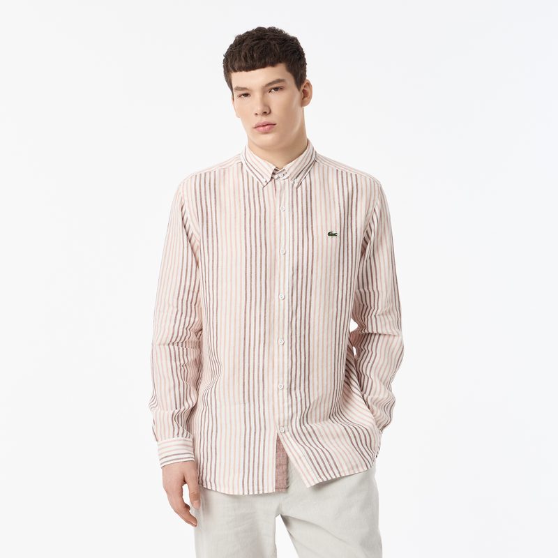 Мужская рубашка Lacoste из льна