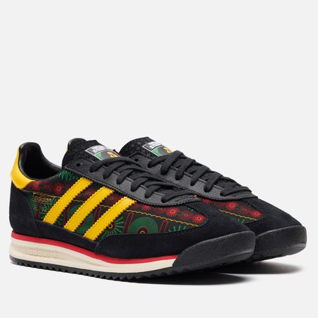Кроссовки adidas Originals x Bob Marley SL 72 RS Jamaica, цвет чёрный
