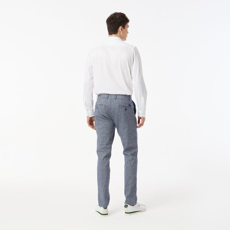 Мужские брюки Lacoste из льна и эластичного хлопка 2