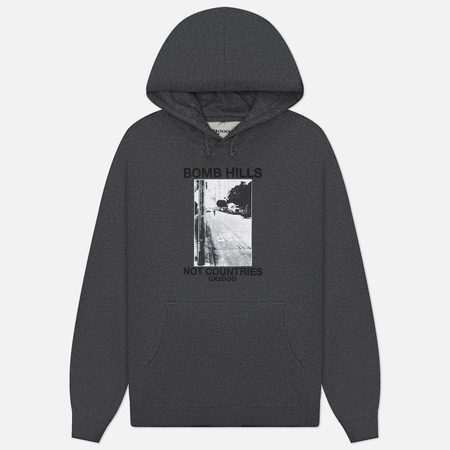 Мужская толстовка GX1000 Bomb Hills Not Countries Hoodie, цвет серый