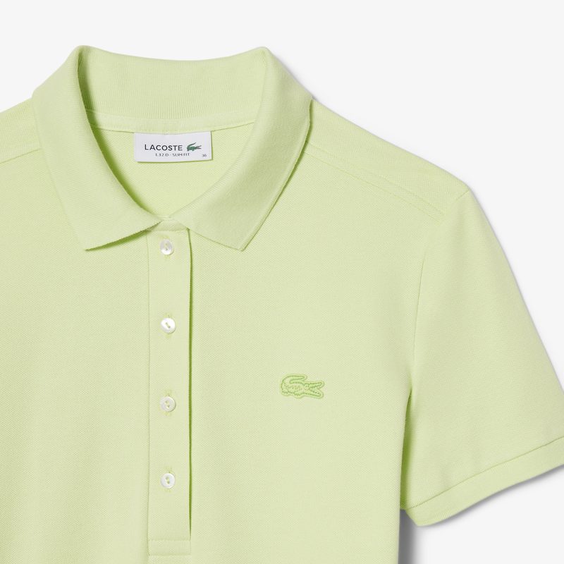 Женское платье-поло Lacoste приталенного кроя 5