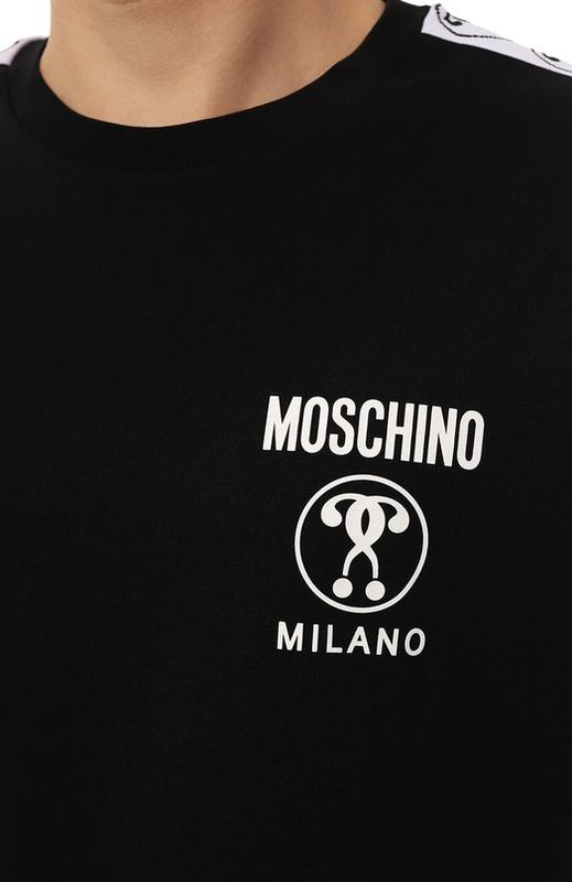 Хлопковая футболка Moschino 5