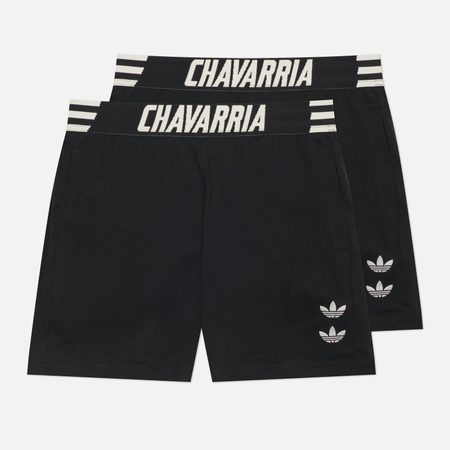 Мужские шорты adidas Originals x Willy Chavarria House, цвет чёрный