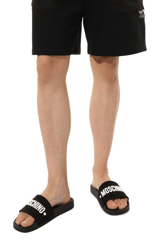Текстильные шлепанцы Moschino 3