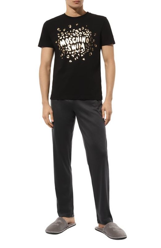 Хлопковая футболка Moschino 2