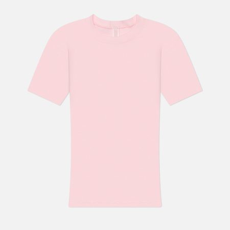 Женская футболка SKIMS Cotton Rib, цвет розовый