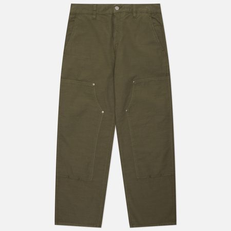 Мужские брюки Carhartt WIP Walter Double Knee, цвет оливковый