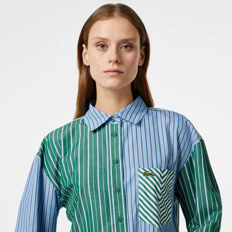 Женская рубашка Lacoste свободного кроя 3