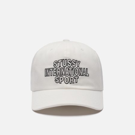 Кепка Stussy Mid-Depth International Sport Strapback, цвет белый