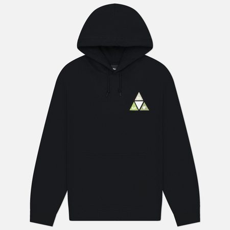 Мужская толстовка HUF Prism Triple Triangle Pullover Hoodie, цвет чёрный