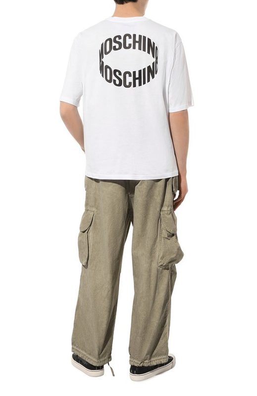 Хлопковая футболка Moschino 2