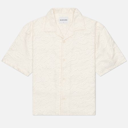 Мужская рубашка MKI MIYUKI ZOKU Jacquard Fringe Vacation, цвет бежевый