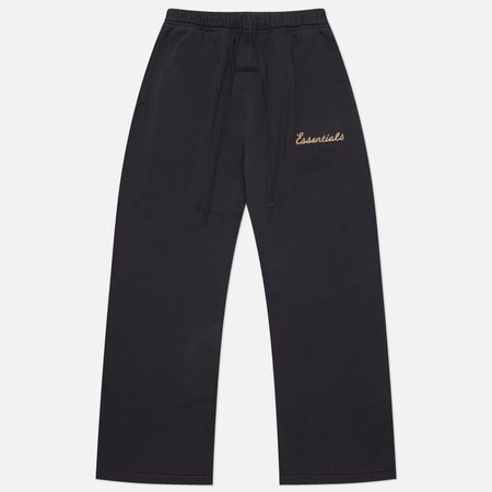 Мужские брюки Fear of God ESSENTIALS Training Classic Fit Flare, цвет чёрный