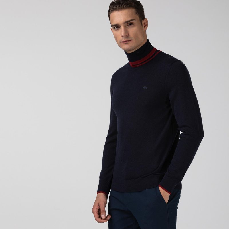 Мужская шерстяная водолазка Lacoste 3