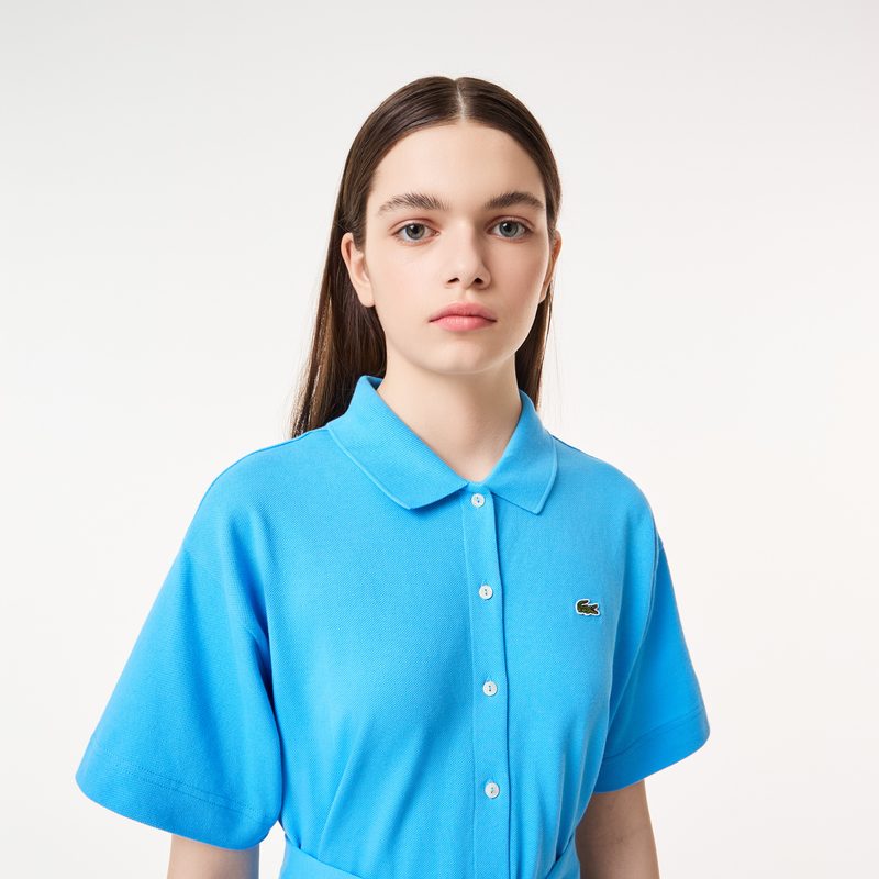 Женское платье Lacoste с поясом 3