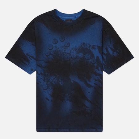 Мужская футболка Evisu Button Seagull Print, цвет синий