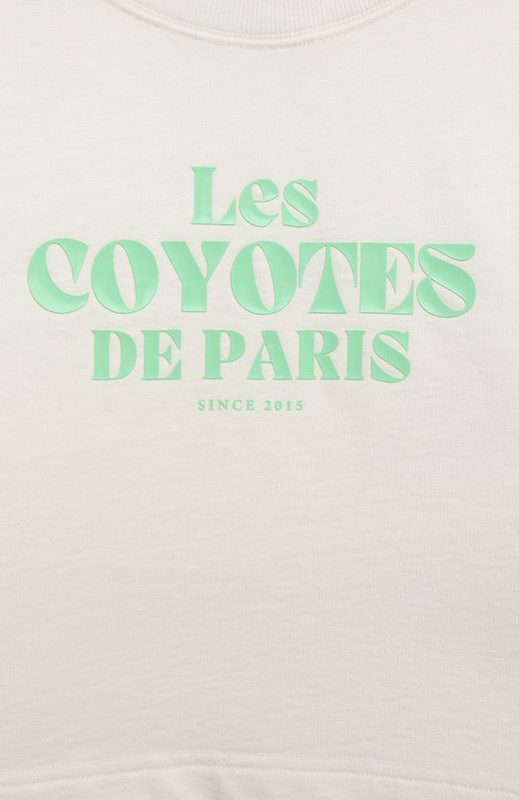 Хлопковый свитшот Les Coyotes de Paris 3