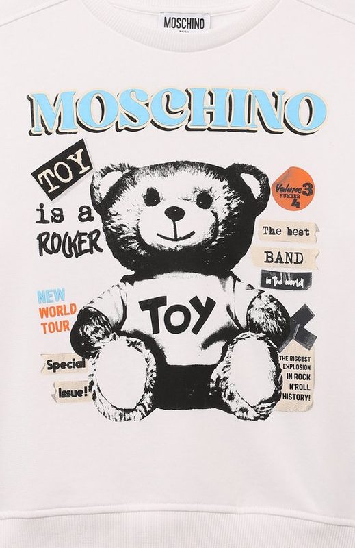 Хлопковый свитшот Moschino 3